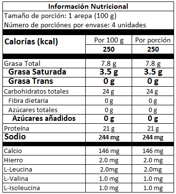 21K Arepa ֎ 4 UNIDADES